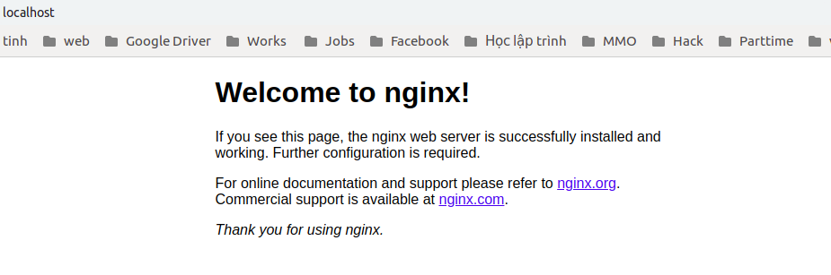 nginx default